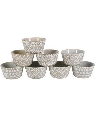 Bia 8-piece Mirabelle Ramekins Set In Gray