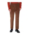 Biagio Santaniello Belt Loops Casual Pants In Brown