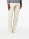 Biagio Santaniello Belt-loops Trousers In Neutral