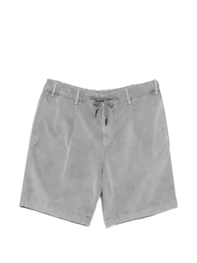 Biagio Santaniello Corduroy-effect Shorts In Gray