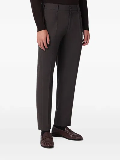 Biagio Santaniello Irno Pleated Tailored Trousers In Black