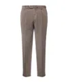 Biagio Santaniello Straight-leg Casual Pants In Brown