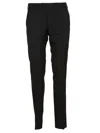 Biagio Santaniello Tailored Navy Wool Bermudas In Black