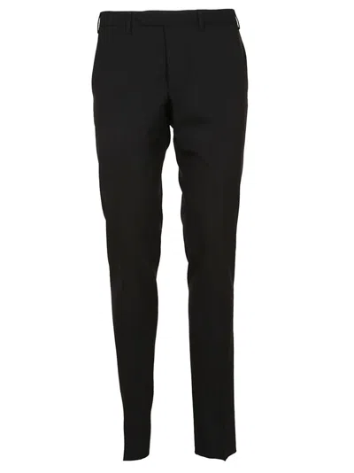 Biagio Santaniello Tailored Navy Wool Bermudas In Black