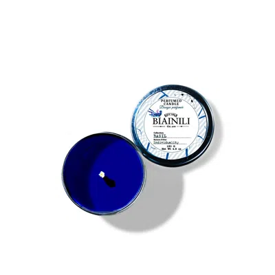 Biainili  Basil Scented Candle In Green/orange/purple