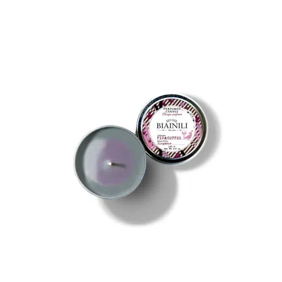 Biainili  Fig & Coffee Scented Candle In Brown