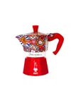Bialetti Blue Meditteraneo Dolce & Gabbana 3-cup Moka Stovetop Coffee Maker In Aluminium