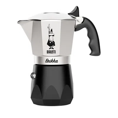 Bialetti Brikka 7 oz 4 Cups Coffeemaker In Aluminium