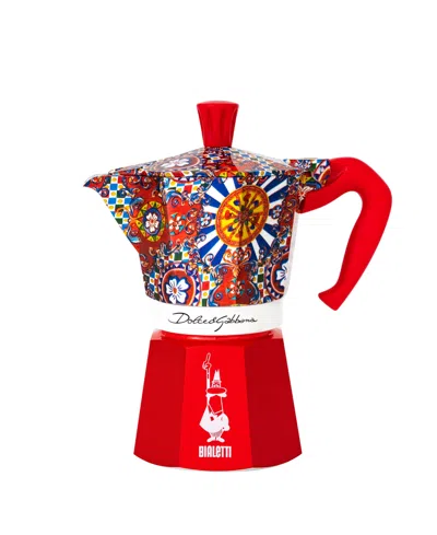Bialetti Dolce&gabbana Moka Machine 6-cup Coffee Maker In Aluminium