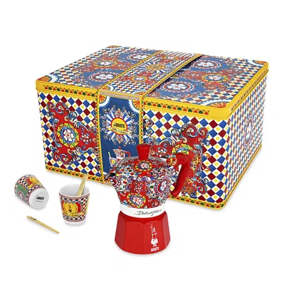 Bialetti Dolce & Gabbana Moka Coffee Maker And Cup Set In Multi