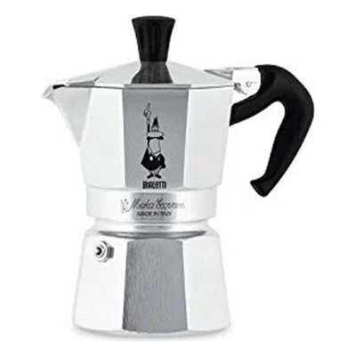 Bialetti Express Coffee Machine  Moka Express Stainless Steel Aluminium 2 Cups Gbby2 In Gray