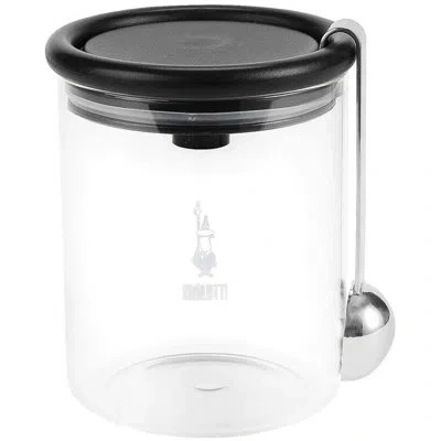 Bialetti Glass Coffee Jar With Moka Top In Clear