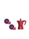 Bialetti Joyful Christmas Moka Express Maker Set In Multi