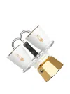 Bialetti Mini Express Cup Tableware (set Of Two) In Gold