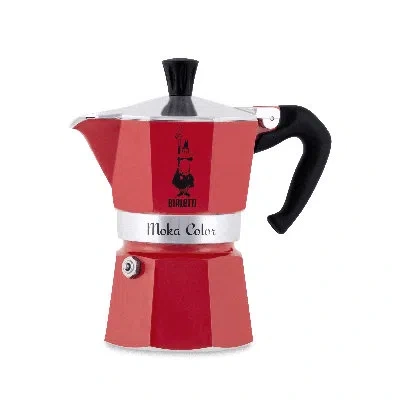 Bialetti Moka Color Percolator Coffee Maker In Red