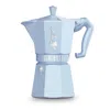 Bialetti Moka Express 6 Cup Stovetop Espresso Maker In Blue