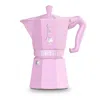 Bialetti Moka Express 6 Cup Stovetop Espresso Maker In Pink