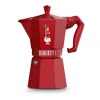 Bialetti Moka Express 6 Cup Stovetop Espresso Maker In Red