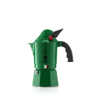 Bialetti Moka Express Alpina 3 Cup Percolator In Green