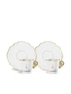 Bialetti Pure Gold Cappuccio (set Of Two) In White
