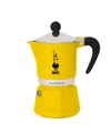 Bialetti Rainbow 139 ml 3 Cups Coffeemaker In Yellow