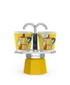 Bialetti Set Mini Express "r" Lichtenstein Plus 2 Bicc. 2.8 oz Coffeemaker In Aluminium