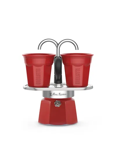 Bialetti Set Mini "r" 2tz Plus 2 Bicchierini Coffeemaker In Aluminium