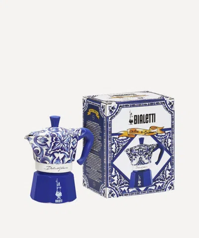 Bialetti X Dolce And Gabbana Mediterranean Blue 3 Cup Moka Express