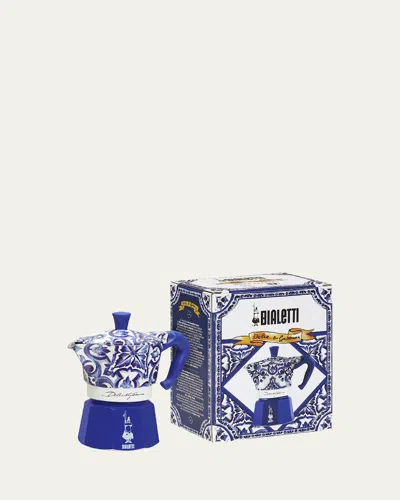 Bialetti X Dolce & Gabbana Moka Express Small Pot - Blu Mediterraneo In Blue
