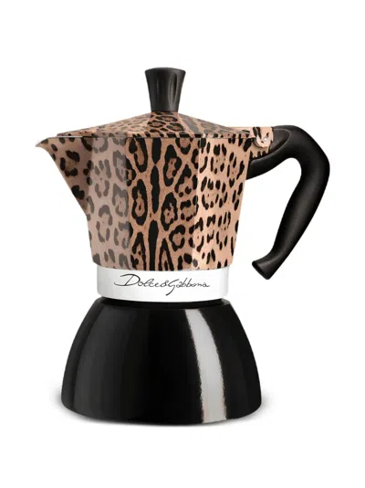 Bialetti X Dolce & Gabbana Moka Induction Coffee Maker In Black