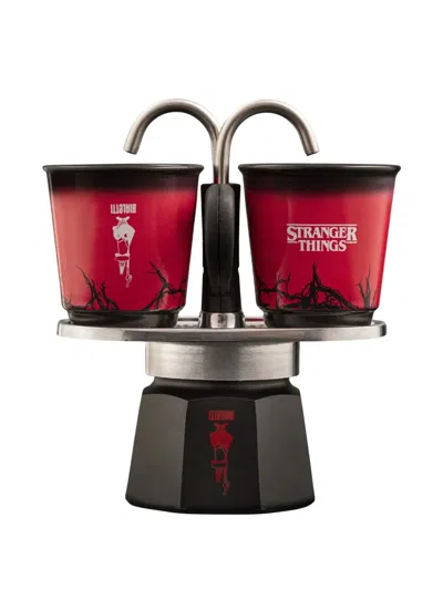Bialetti X Netflix Stranger Things Mini Express (set Of Three) In Black