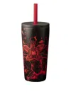 Bialetti X Netflix Stranger Things Straw Tumbler (600ml) In Black
