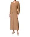 Biana Meg Zip Jacket In Mocha In Brown