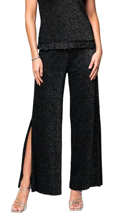 Biana Thalia Pants In Black Shimmer