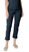 Biana Alice Slim Leg Pants In Navy In Blue