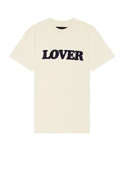 Bianca Chandon Lover Big Logo Shirt In Light Khaki
