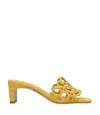 Bianca Di Donna Sandals Ocre In Multi