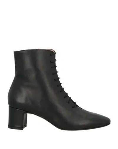 Bianca Di Woman Ankle Boots Black Size 6 Leather