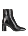 Bianca Di Woman Ankle Boots Black Size 11 Soft Leather In Black