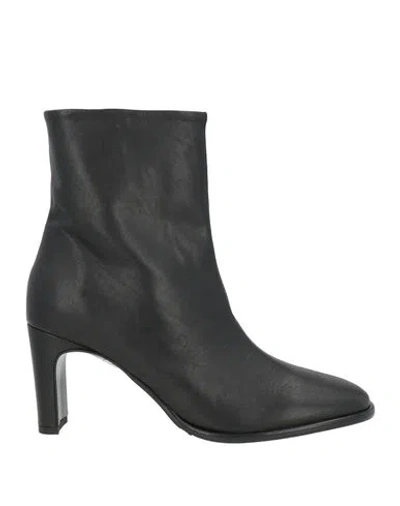 Bianca Di Woman Ankle Boots Black Size 9 Leather