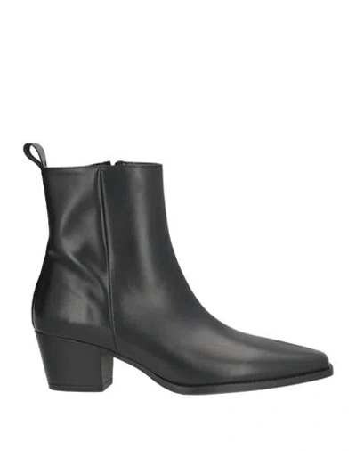 Bianca Di Woman Ankle Boots Black Size 9 Leather