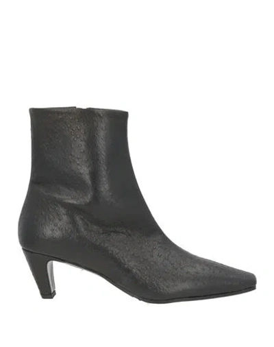 Bianca Di Woman Ankle Boots Black Size 9 Leather
