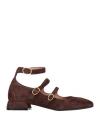 Bianca Di Woman Ballet Flats Dark Brown Size 8 Leather