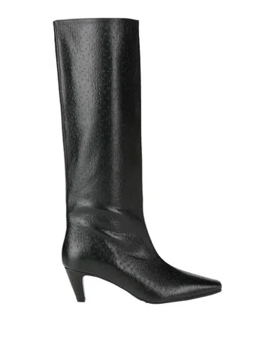 Bianca Di Woman Boot Black Size 9 Leather In Multi