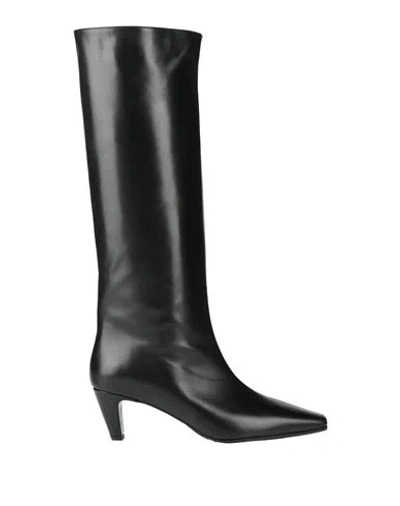 Bianca Di Woman Boot Black Size 9 Leather