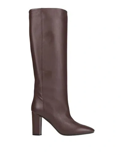 Bianca Di Woman Boot Dark Brown Size 11 Leather