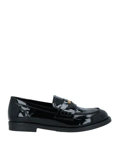 Bianca Di Woman Loafers Black Size 11 Leather