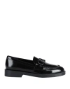 Bianca Di Woman Loafers Black Size 11 Soft Leather In Black