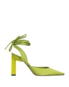 Bianca Di Woman Pumps Acid Green Size 9 Textile Fibers