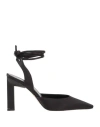 Bianca Di Woman Pumps Black Size 8 Textile Fibers In Black